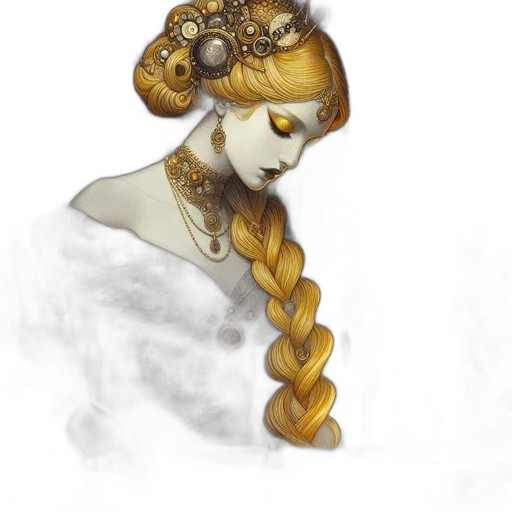 crown, mask, jewelry, staff transparent PNG cut-out