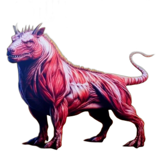 dragon, animal, creature, staff transparent PNG cut-out