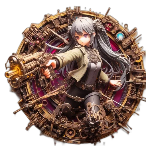 weapon, staff, sword, concept art transparent PNG cut-out