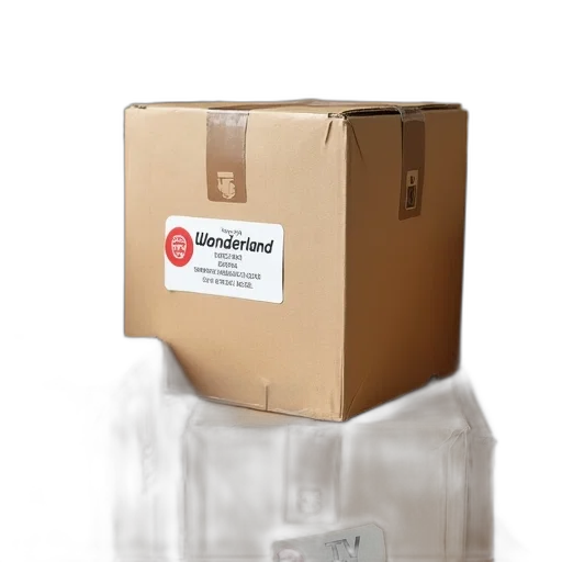 furniture, cardboard, box, red transparent PNG cut-out