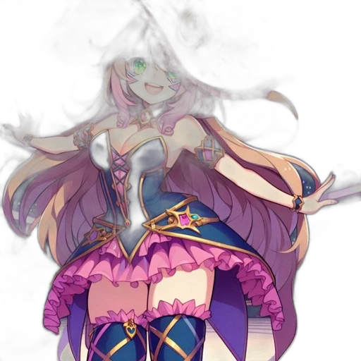 dress, staff, mask, crown transparent PNG cut-out