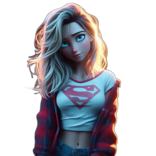 face, jacket, comic book art, concept art transparent PNG cut-out