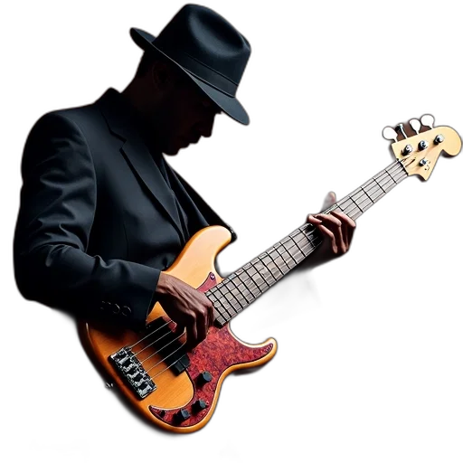 bass, section, guide, jazz transparent PNG cut-out