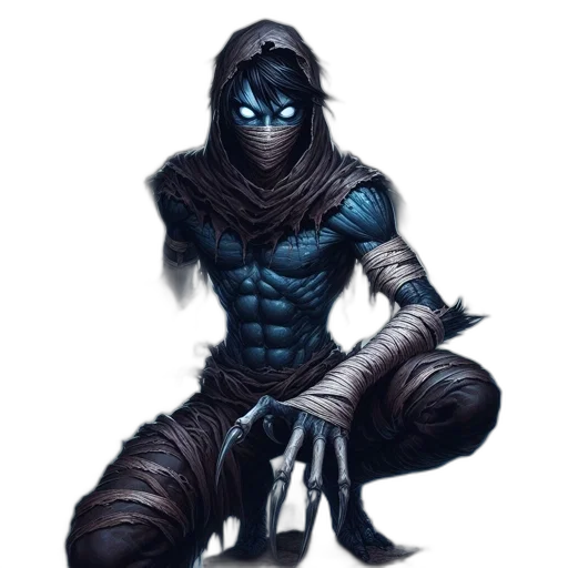 mask, comic book art, concept art, fantasy art transparent PNG cut-out