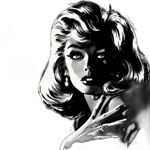 face, mask, comic book art, photorealistic transparent PNG cut-out
