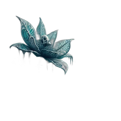 dragon, creature, flower, weapon transparent PNG cut-out