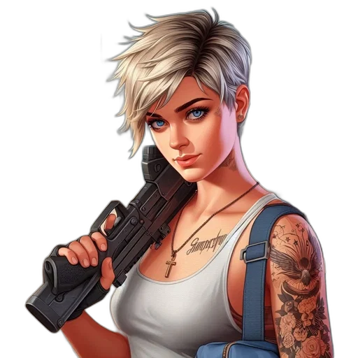 weapon, face, staff, concept art transparent PNG cut-out