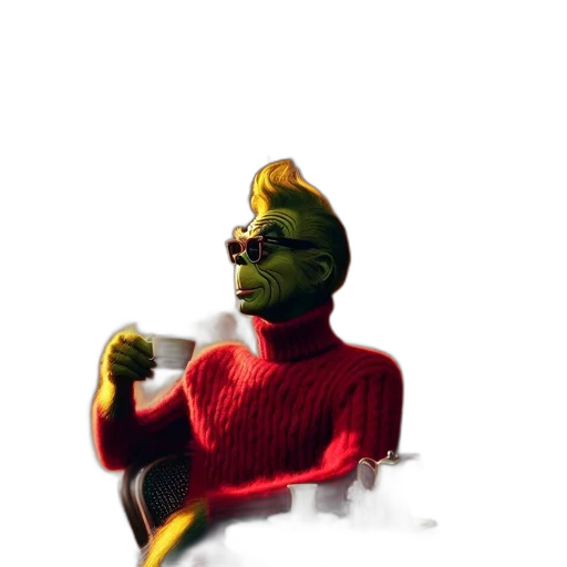 jacket, robot, mask, staff transparent PNG cut-out