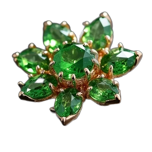 jewelry, crown, flower, green transparent PNG cut-out