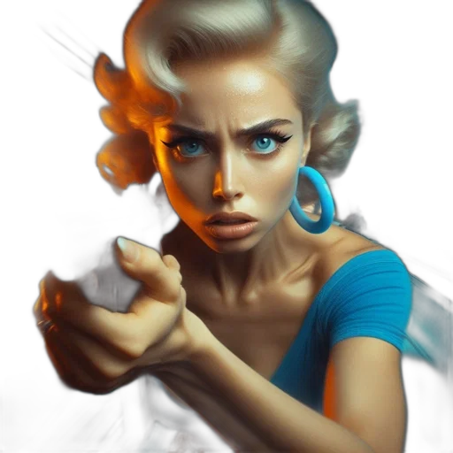 face, jewelry, weapon, fantasy art transparent PNG cut-out