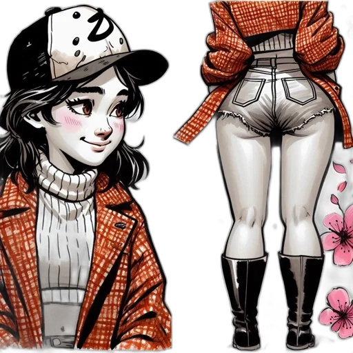 jacket, concept art, comic book art, cartoon transparent PNG cut-out