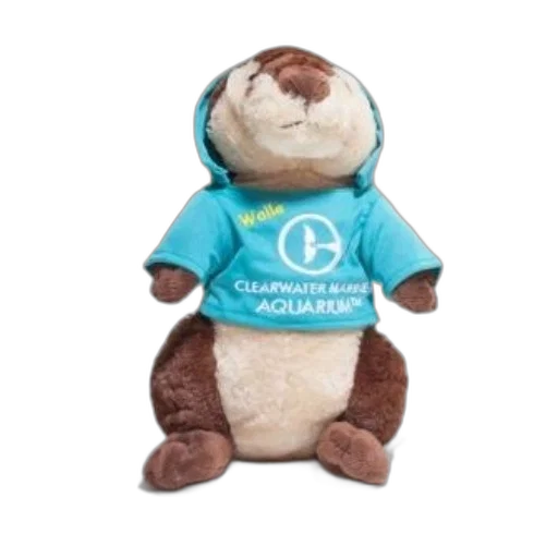 staff, plush, toy, otter transparent PNG cut-out