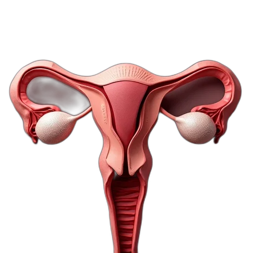 normal, ovary, polycystic transparent PNG cut-out