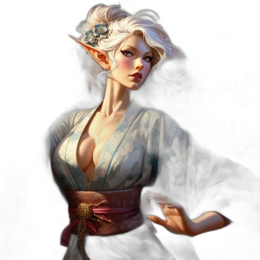 staff, dress, dragon, face transparent PNG cut-out