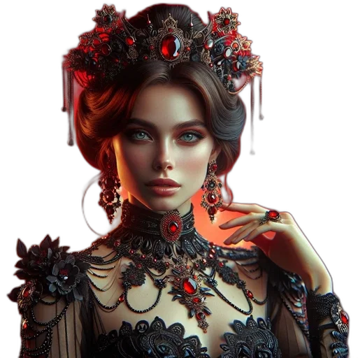 jewelry, crown, dress, mask transparent PNG cut-out
