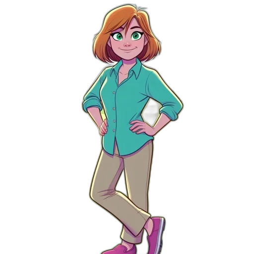jacket, staff, dress, shoes transparent PNG cut-out