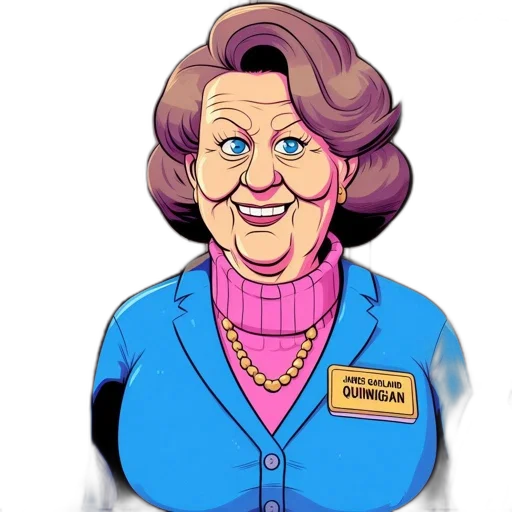 jacket, cartoon, illustrated, portrait transparent PNG cut-out