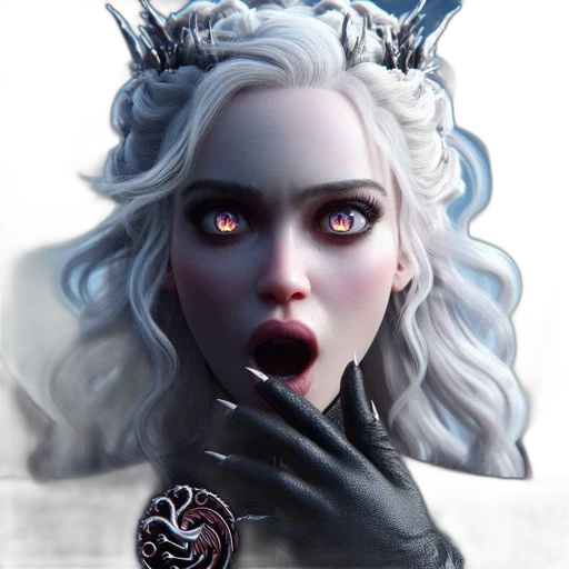 face, robot, dragon, crown transparent PNG cut-out