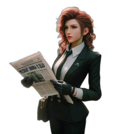 jacket, staff, robot, dress transparent PNG cut-out