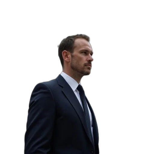 staff, jacket, face, robot transparent PNG cut-out