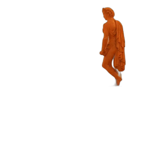 dress, robot, creature, staff transparent PNG cut-out