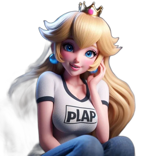crown, dress, face, staff transparent PNG cut-out