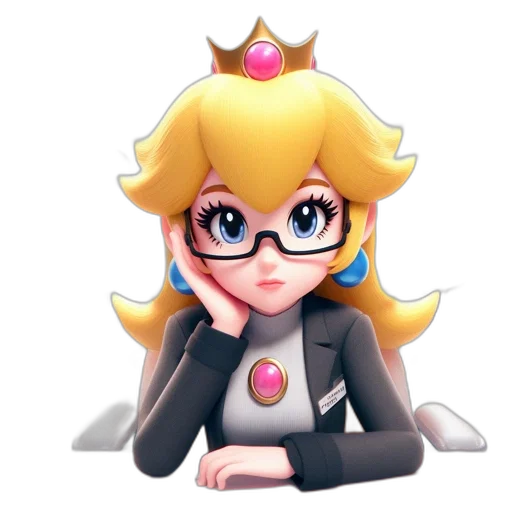 crown, staff, cartoon, pixel art transparent PNG cut-out