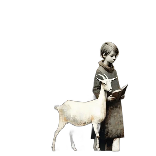 animal, dress, creature, staff transparent PNG cut-out