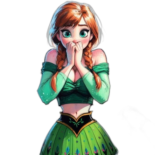 dress, face, mask, staff transparent PNG cut-out