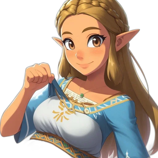 dress, crown, staff, face transparent PNG cut-out