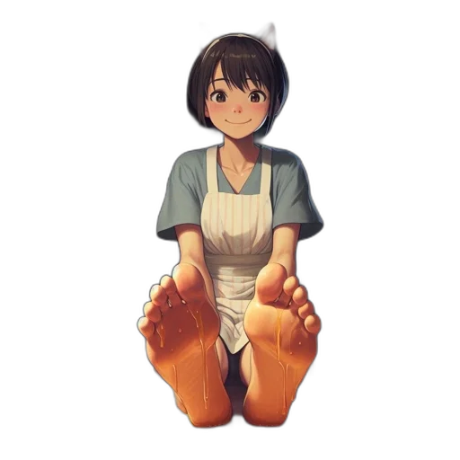 shoes, staff, creature, pixel art transparent PNG cut-out