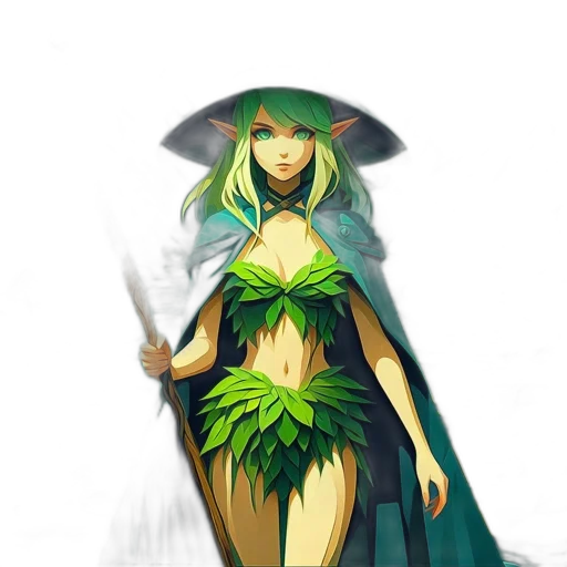 staff, fantasy art, concept art, pixel art transparent PNG cut-out