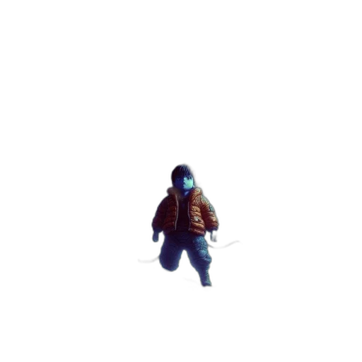 robot, creature, jacket, mask transparent PNG cut-out