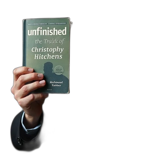man, holding, book, cover transparent PNG cut-out