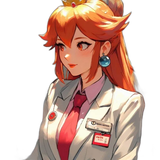 staff, crown, face, jacket transparent PNG cut-out