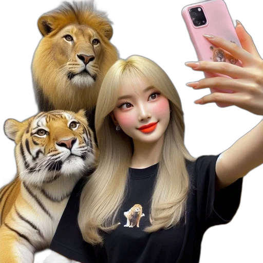 animal, photorealistic, fantasy art, cartoon transparent PNG cut-out