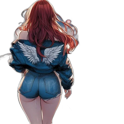 jacket, dress, hair, robot transparent PNG cut-out