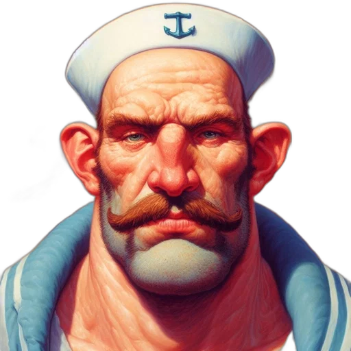 face, staff, hat, concept art transparent PNG cut-out