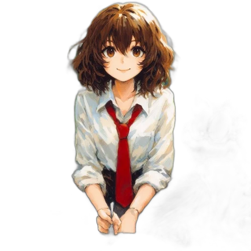dress, jacket, staff, face transparent PNG cut-out