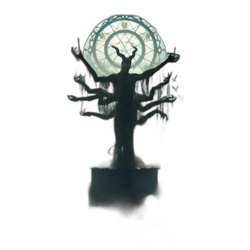 crown, tree, staff, jewelry transparent PNG cut-out