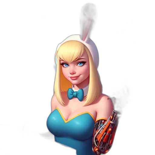 weapon, dress, staff, robot transparent PNG cut-out