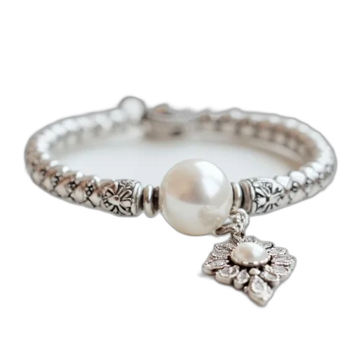 jewelry, crown, silver, bracelet transparent PNG cut-out