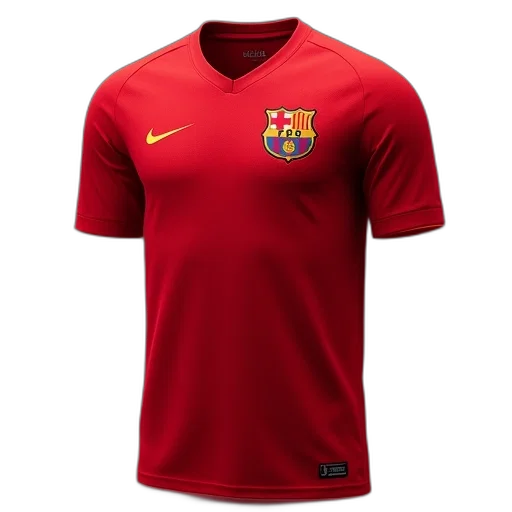 new, nike, barcelona, away transparent PNG cut-out