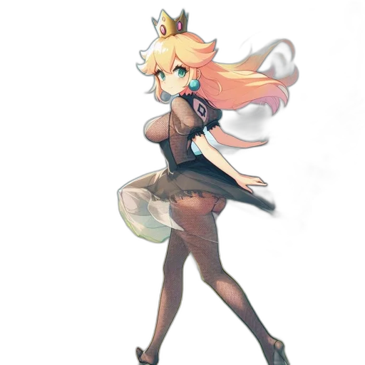 dress, staff, crown, dragon transparent PNG cut-out