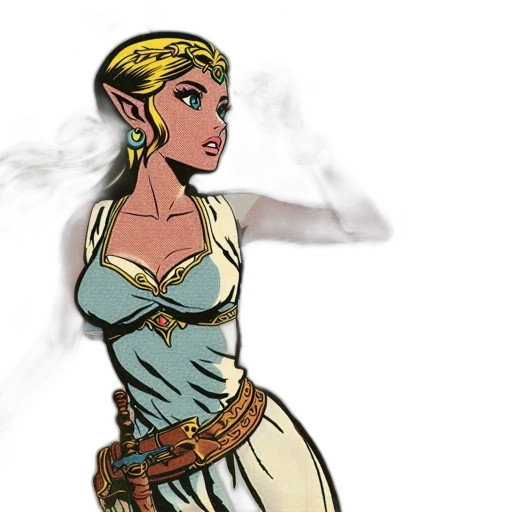 staff, fantasy art, concept art, comic book art transparent PNG cut-out