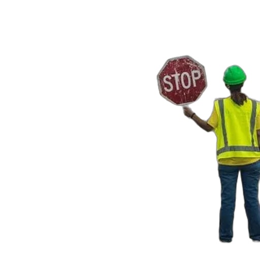 staff, construction, worker, yellow transparent PNG cut-out
