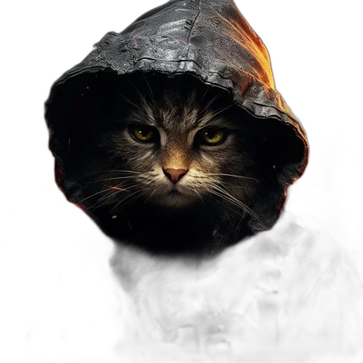 hat, animal, jacket, mask transparent PNG cut-out
