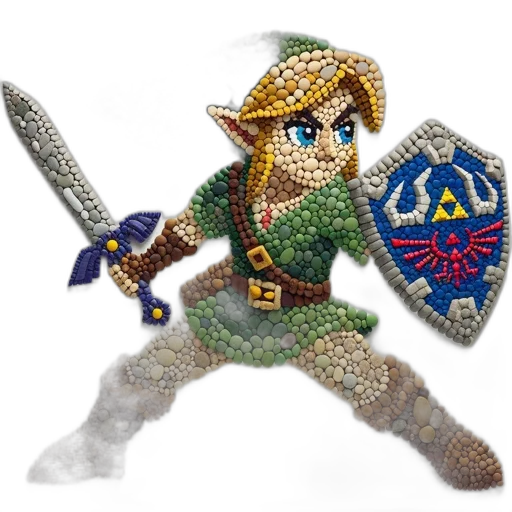 sword, staff, weapon, pixel art transparent PNG cut-out