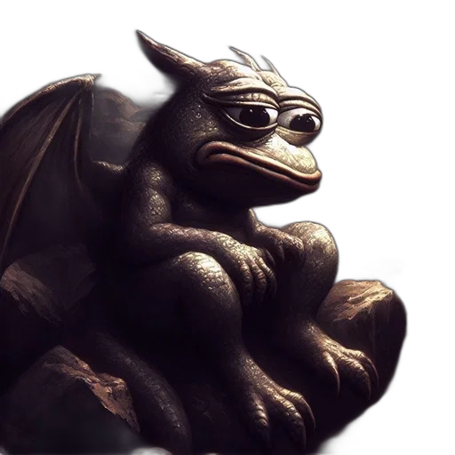 dragon, creature, animal, face transparent PNG cut-out