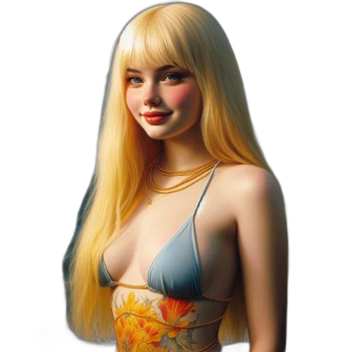 dress, photorealistic, fantasy art, oil painting transparent PNG cut-out